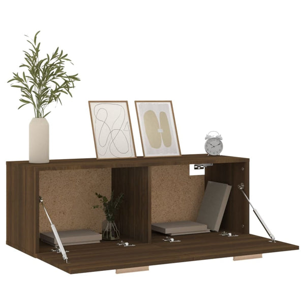 Wandschrank Braun Eichen-Optik 100cm