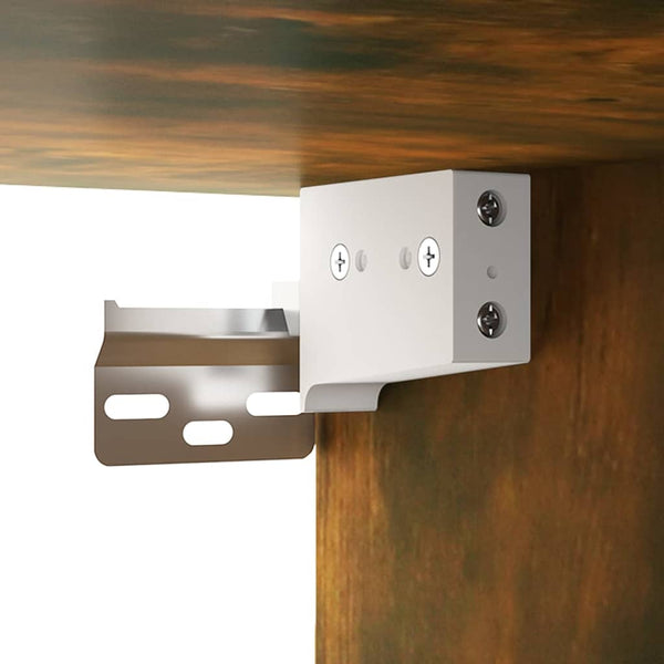 LED Spiegelschrank Räuchereiche 76 cm