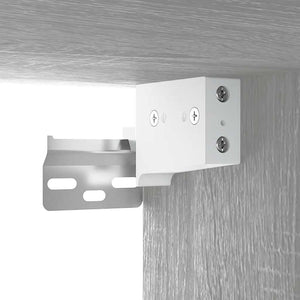 LED Spiegelschrank Grau Sonoma 76x55 cm