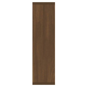 LED Spiegelschrank Braun Eiche 76x55 cm