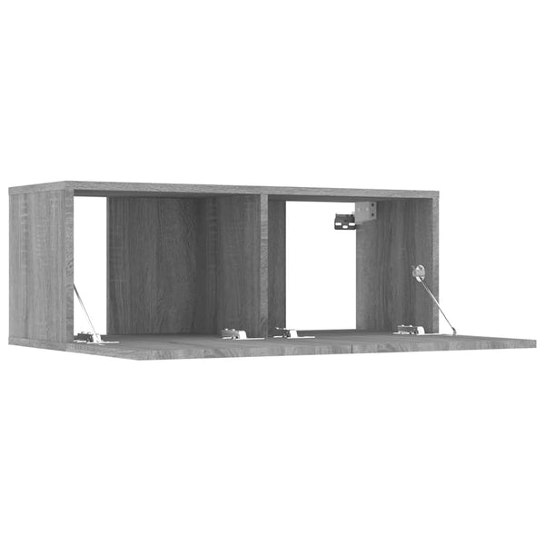TV-Schränke Grau Sonoma 80 cm, 2er-Set