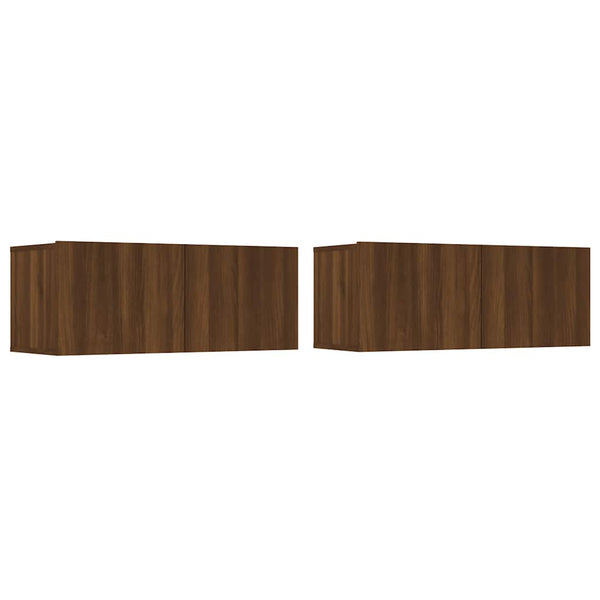 TV-Schränke Braun Eichen-Optik, 2er-Set
