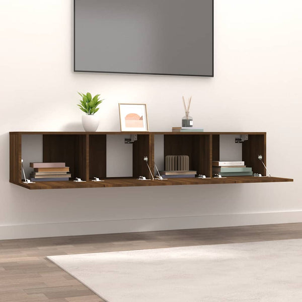 TV-Schränke Braun Eichen-Optik, 2er-Set