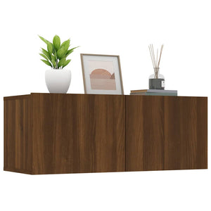 TV-Schränke Braun Eichen-Optik, 2er-Set