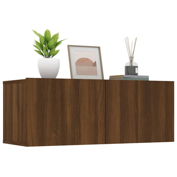 TV-Schränke Braun Eichen-Optik, 2er-Set