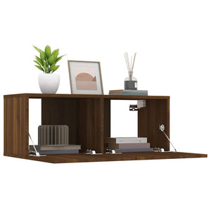 TV-Schränke Braun Eichen-Optik, 2er-Set