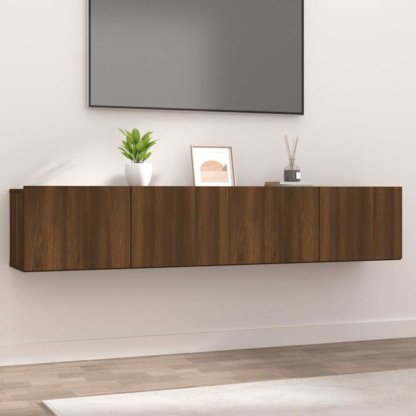 TV-Schränke Braun Eichen-Optik, 2er-Set