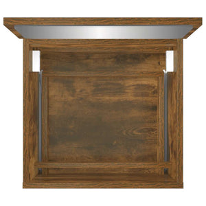 Badschrank mit Spiegel Räuchereiche