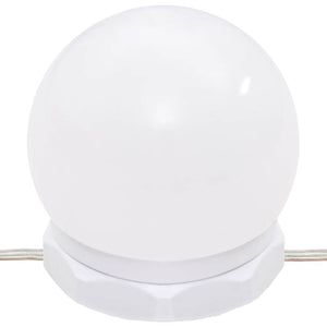 Schminktisch mit LED Räuchereiche 96 cm
