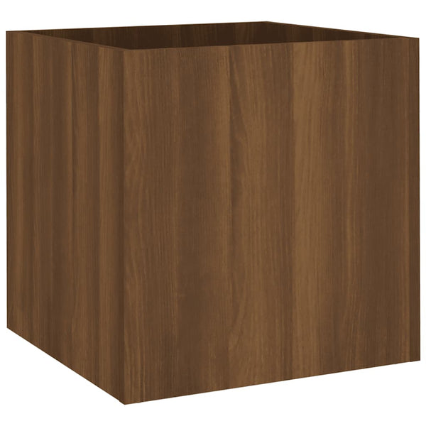 Pflanzkasten Braun Eichen-Optik 40x40 cm