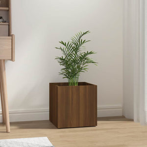 Pflanzkasten Braun Eichen-Optik 40x40 cm