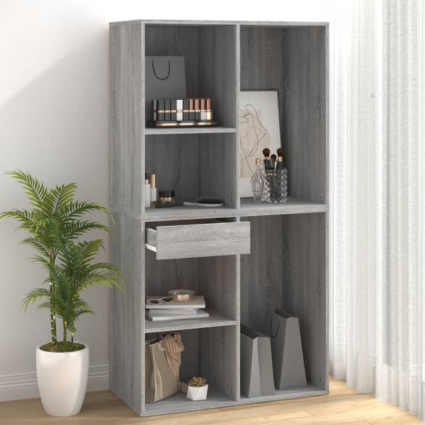 Kosmetikschrank Grau Sonoma 80 cm