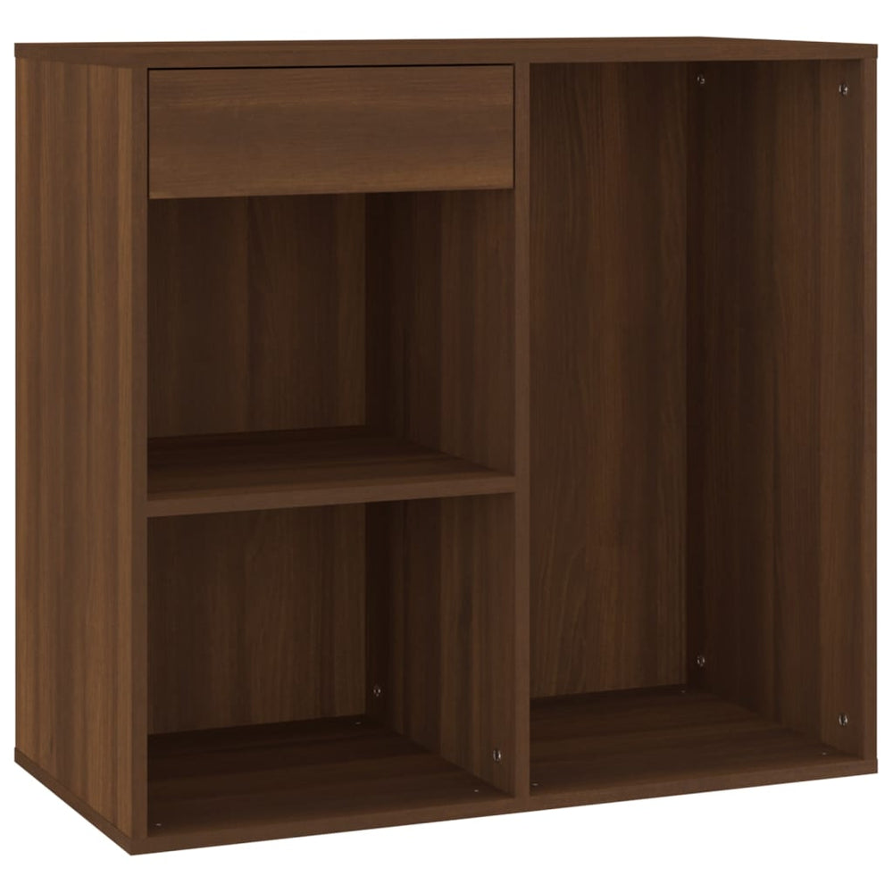 Kosmetikschrank Braun Eichenoptik 80x75 cm