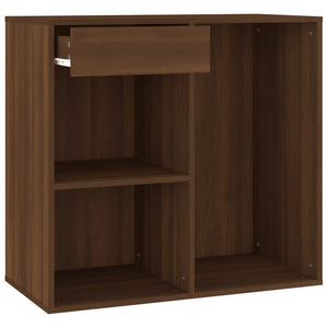 Kosmetikschrank Braun Eichenoptik 80x75 cm