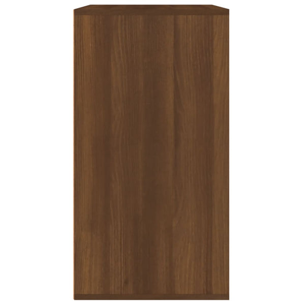 Kosmetikschrank Braun Eichenoptik 80x75 cm