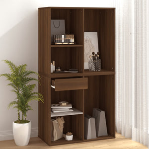 Kosmetikschrank Braun Eichenoptik 80x75 cm