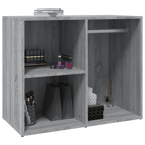 Schminktisch Regal Grau Sonoma 80x40x65 cm