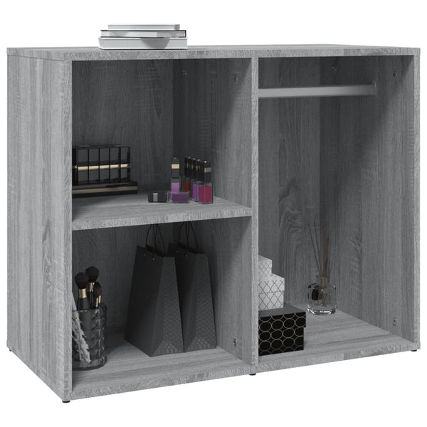Schminktisch Regal Grau Sonoma 80x40x65 cm