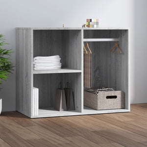 Schminktisch Regal Grau Sonoma 80x40x65 cm