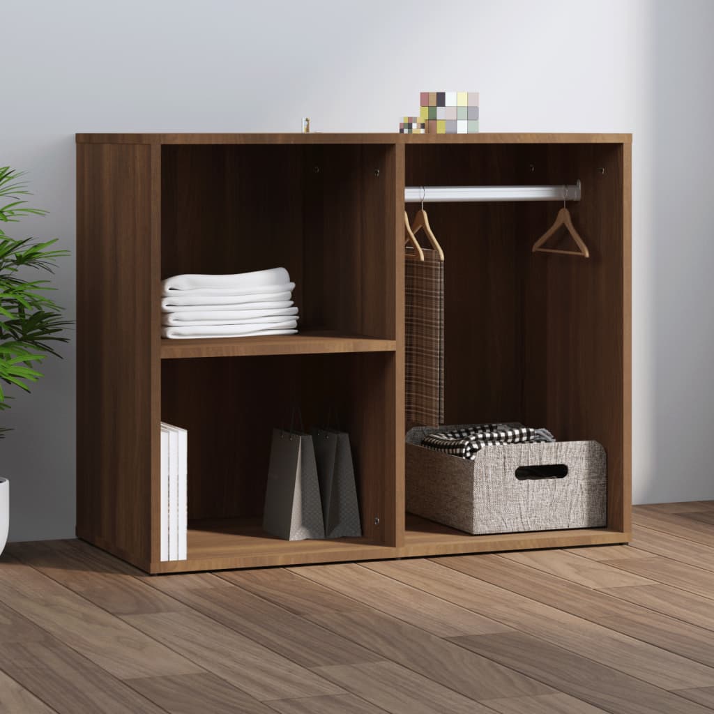 Schminktisch Regal Braun Eichen-Optik 80x40x65 cm