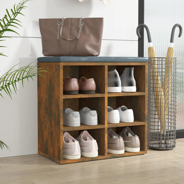 Schuhregal Räuchereiche 52,5 cm