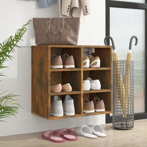 Schuhregal Räuchereiche 52,5 cm