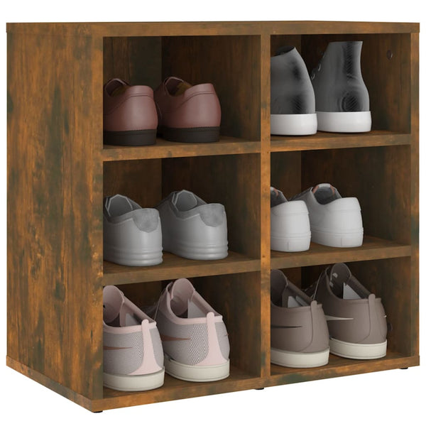 Schuhregale 2er Set Räuchereiche