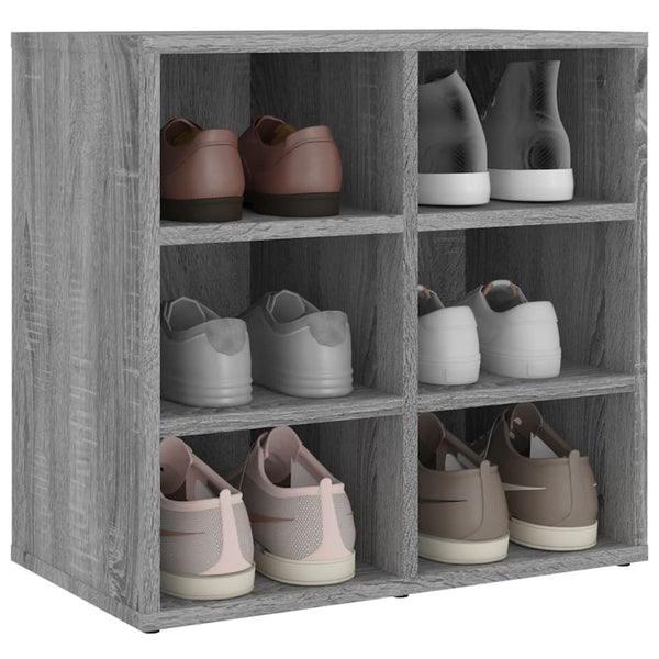 Schuhregale Grau Sonoma 2er Set