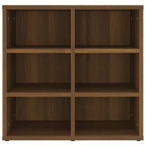 Schuhregale 2er Set Eiche Braun 52,5x30x50cm