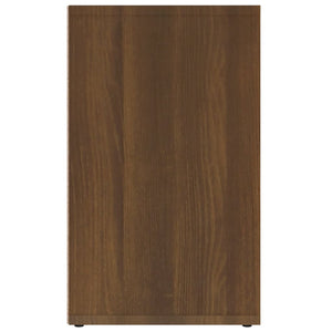 Schuhregale 2er Set Eiche Braun 52,5x30x50cm