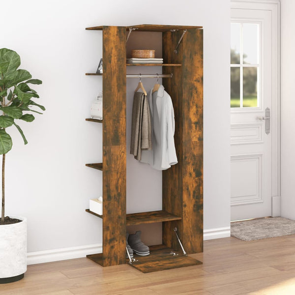 Flurschrank Räuchereiche 97,5x37x99 cm