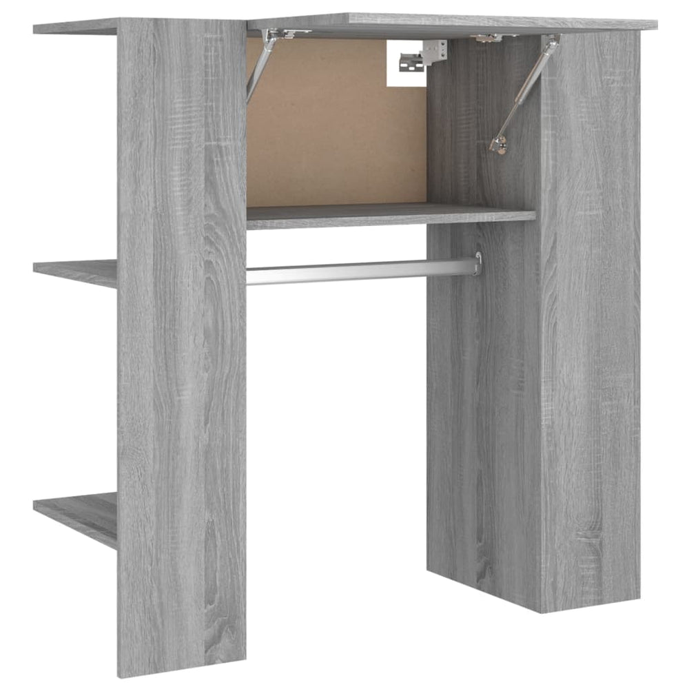 vidaXL Hallway Cabinet Gray Sonoma 97.5x37x99 cm Engineered Wood