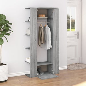 Flurschrank Grau Sonoma 97,5x37x99 cm