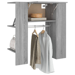 Flurschrank Grau Sonoma 97,5x37x99 cm