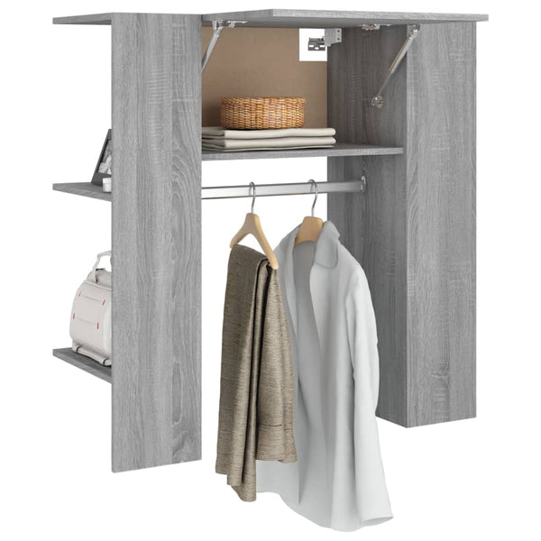 Flurschrank Grau Sonoma 97,5x37x99 cm