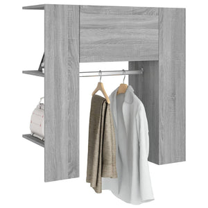Flurschrank Grau Sonoma 97,5x37x99 cm