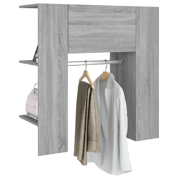 Flurschrank Grau Sonoma 97,5x37x99 cm
