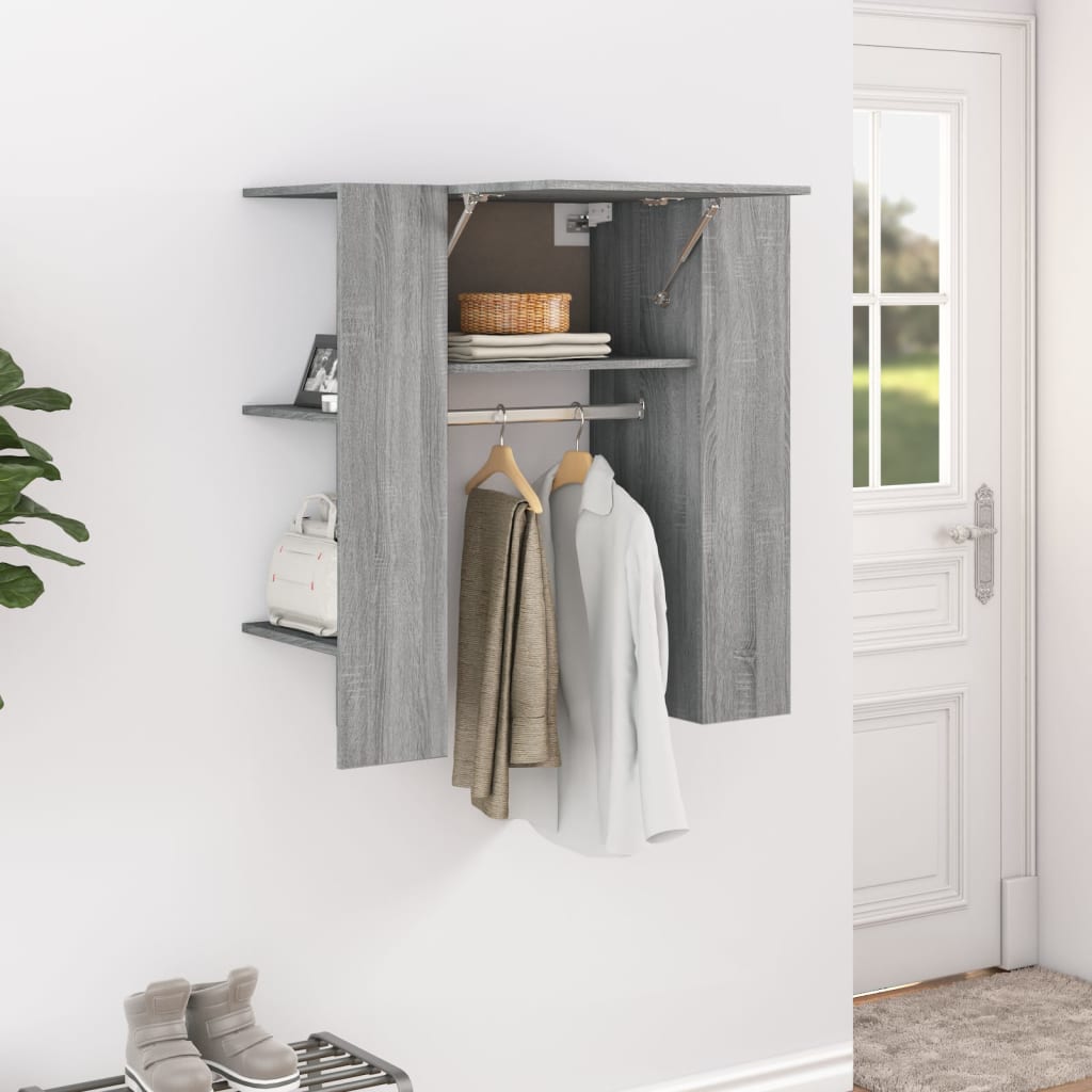 Flurschrank Grau Sonoma 97,5x37x99 cm