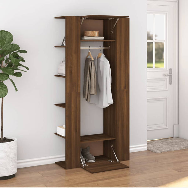 Flurschrank Braun Eichenoptik 97,5 cm
