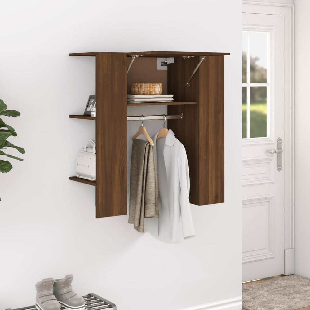 Flurschrank Braun Eichenoptik 97,5 cm