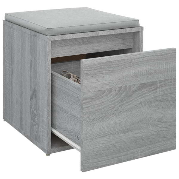 Schubladenbox Grau Sonoma 40x40 cm