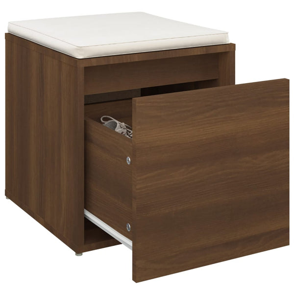 Schubladenbox Braun Eichen-Optik 40x40 cm
