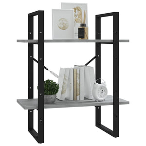 Bücherregal Grau Sonoma 60x30x70 cm