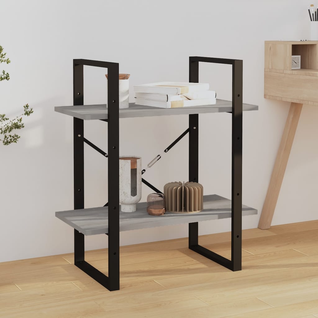 Bücherregal Grau Sonoma 60x30x70 cm