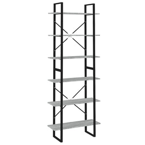 Hochschrank Grau Sonoma 80x30x210 cm