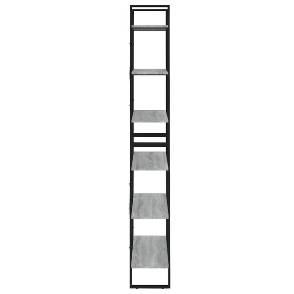 Hochschrank Grau Sonoma 80x30x210 cm