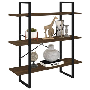Bücherregal Braun Eichenoptik 100x105 cm