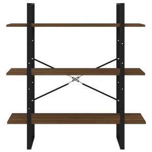 Bücherregal Braun Eichenoptik 100x105 cm