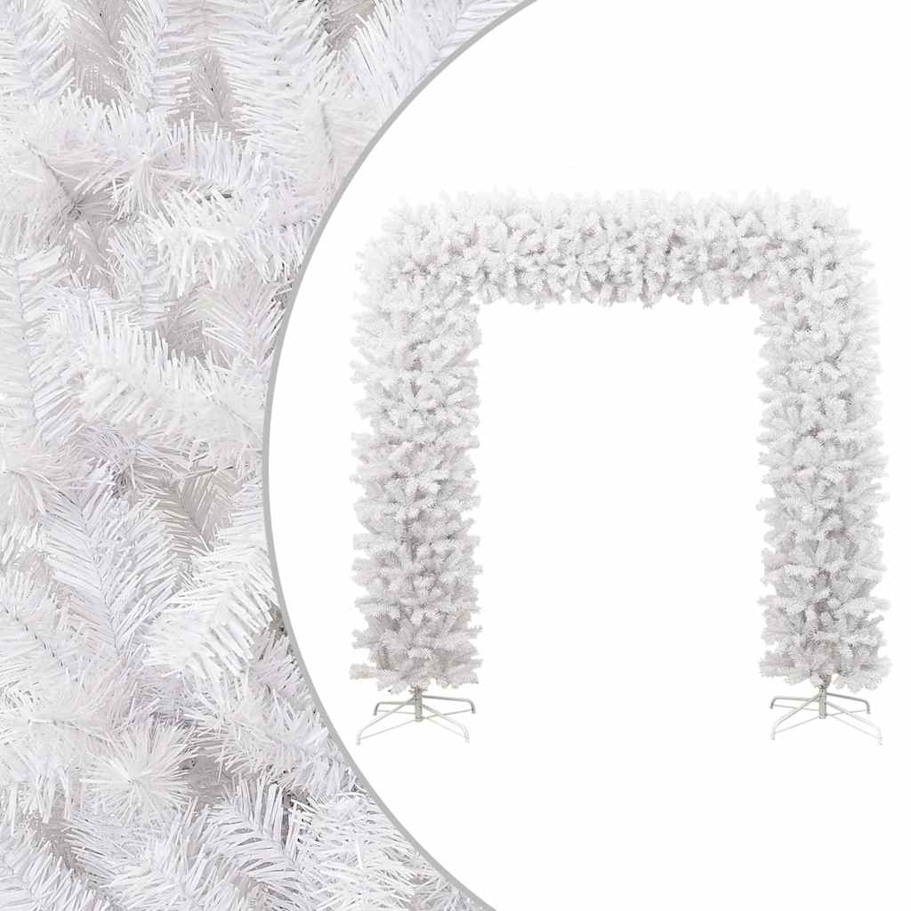 Weiße Weihnachtsgirlande 240 cm
