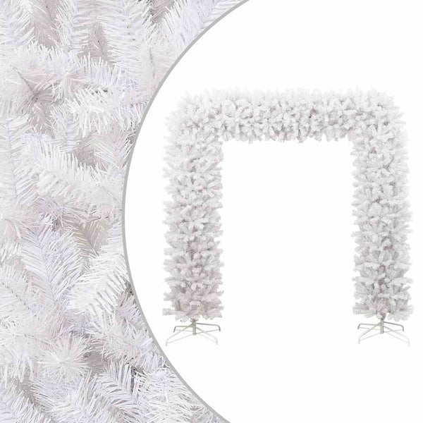 Weiße Weihnachtsgirlande 240 cm